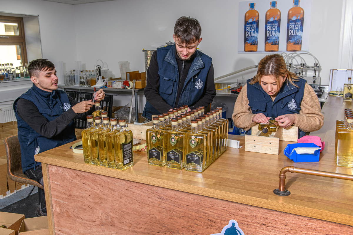 Staff At North Point Distillery
