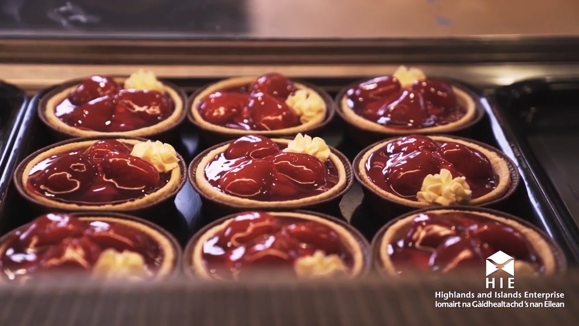 Strawberry tarts  from Macleans Bakery
